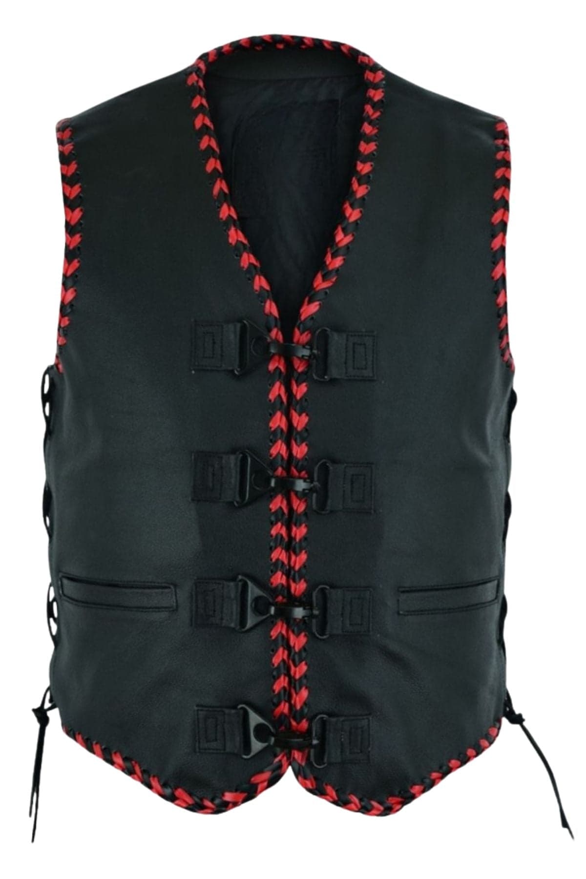 Affordable Western Show Vest Black With Laces