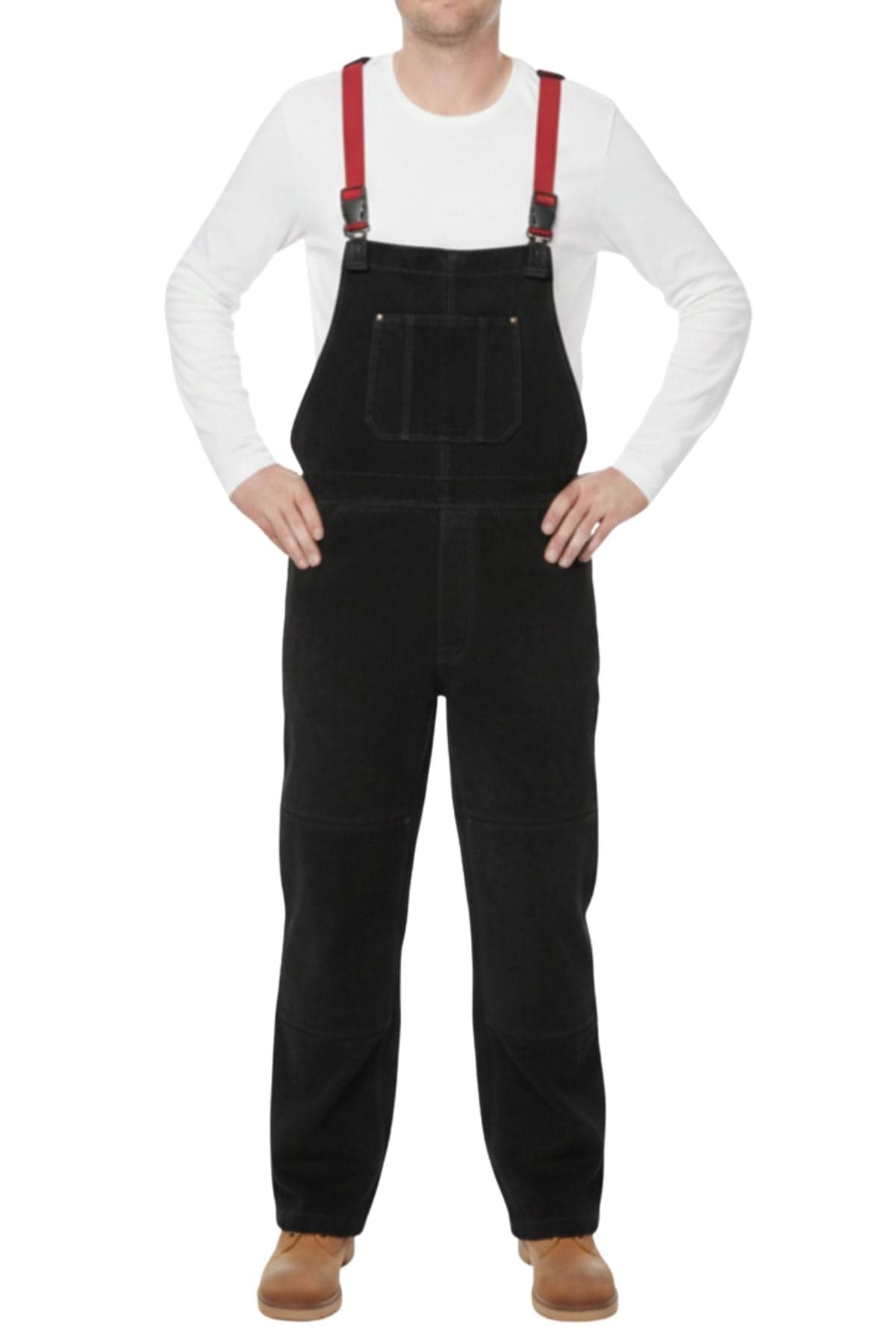 Bib Style Leather Welding Chaps