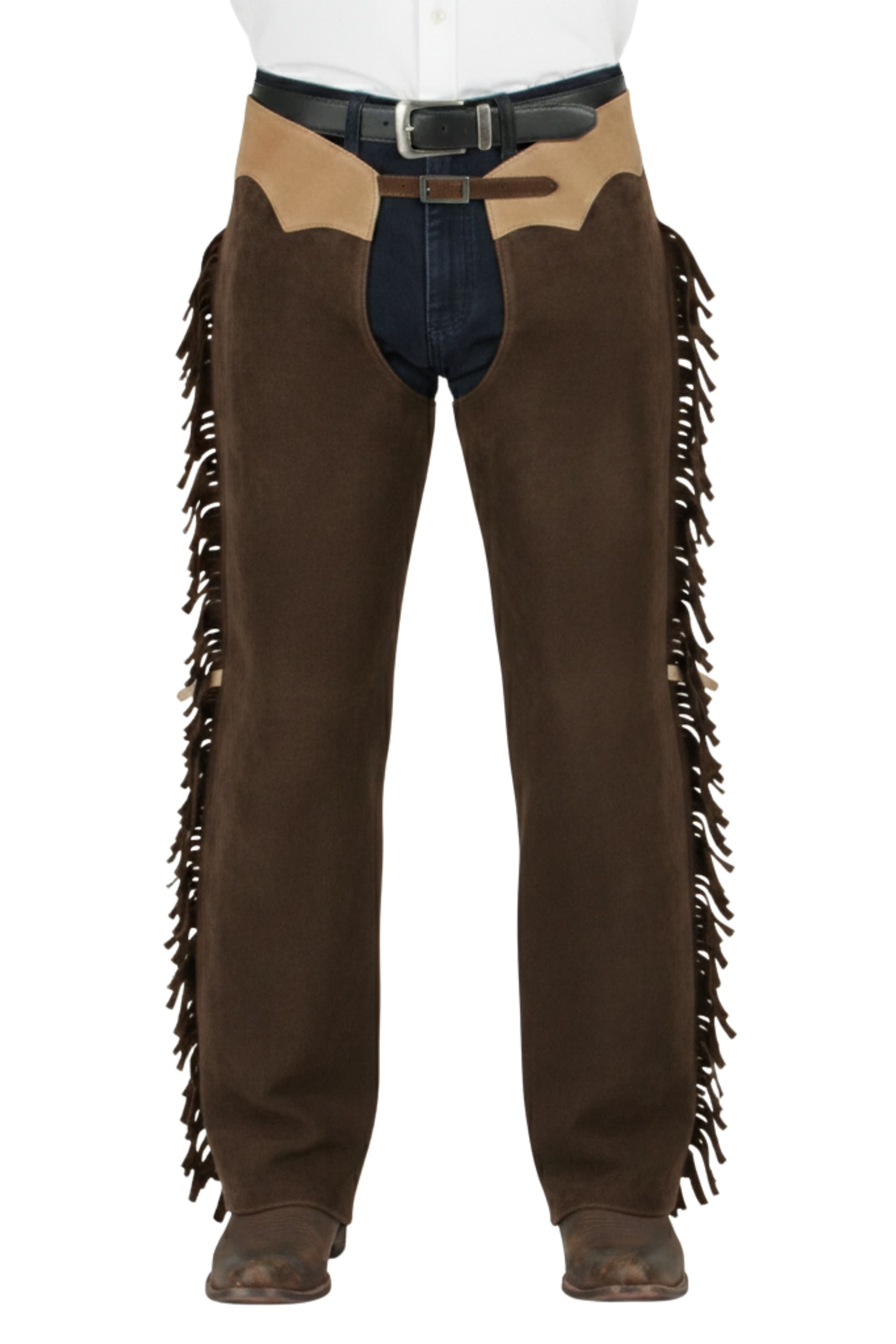 Classic Ranch Utility Chaps with Fringes