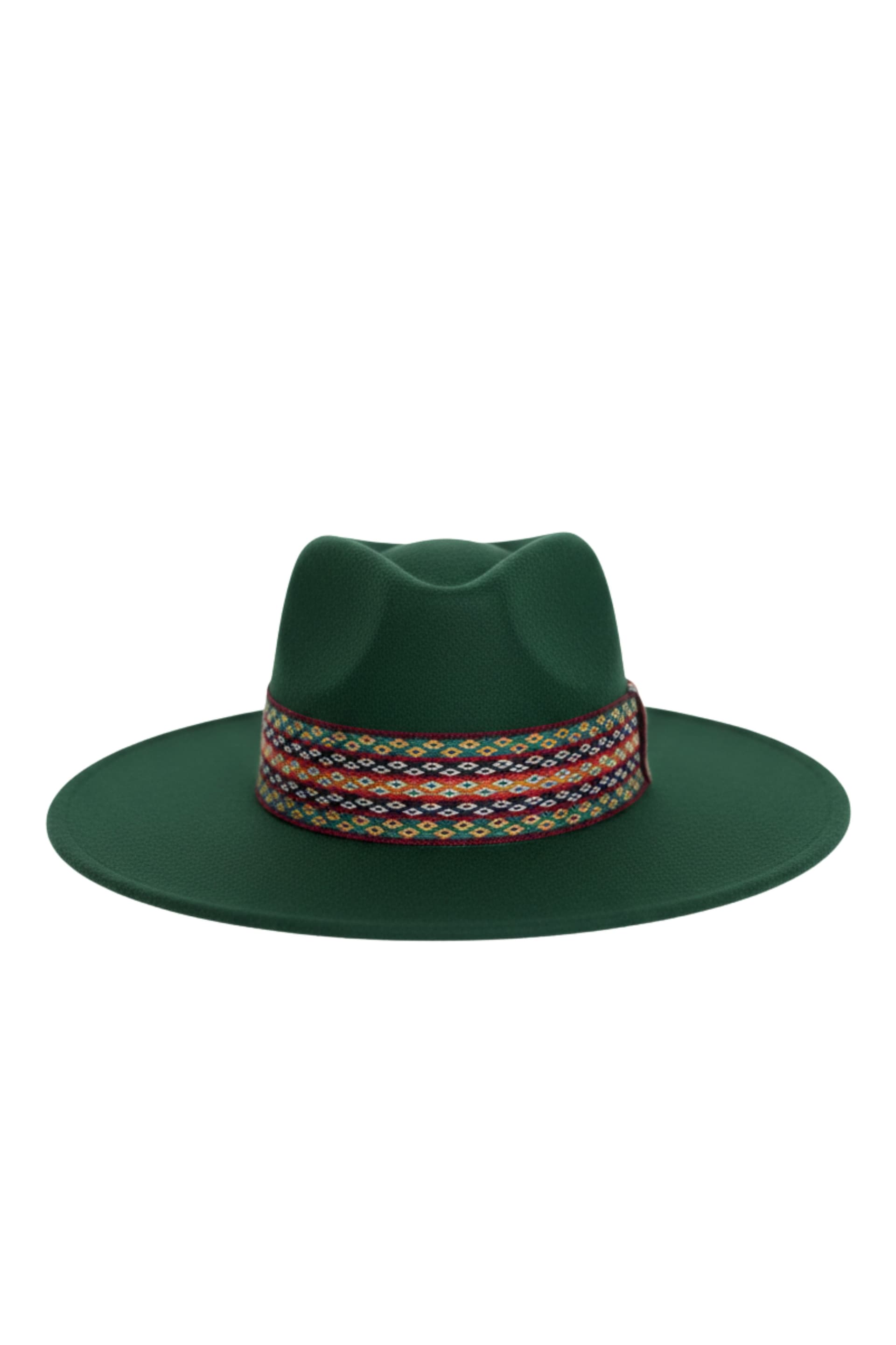 Classic Western Pattern Band Fedora Hats