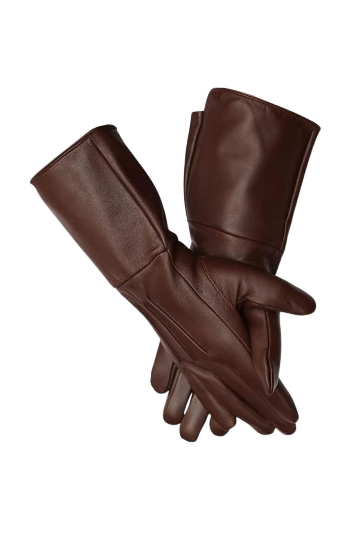 Dark Brown Best Full Gauntlet Gloves