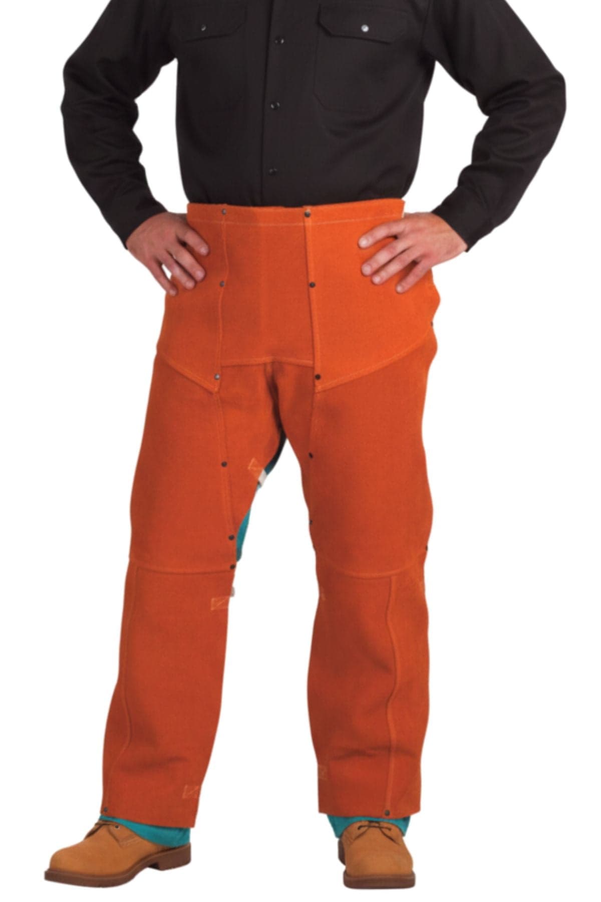 Durable Leather Welding Chaps for Heat and Sparks