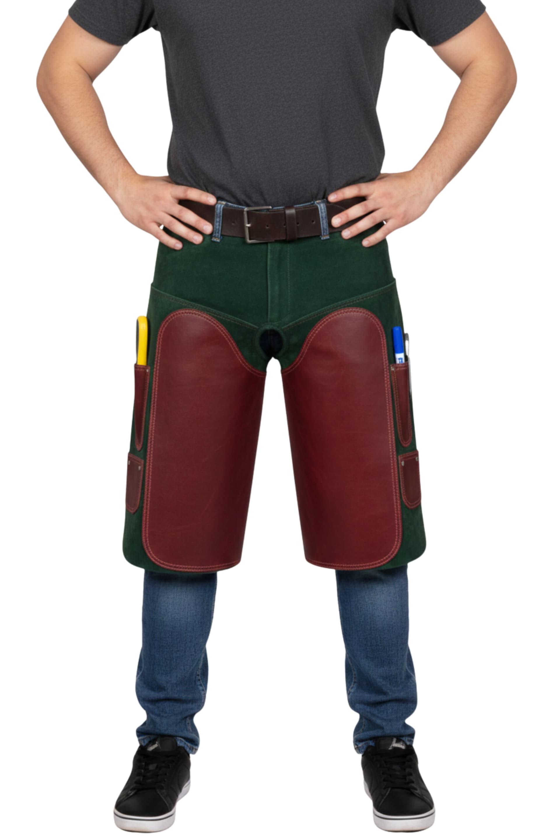 FarrierGuard Leather Utility Work Chaps