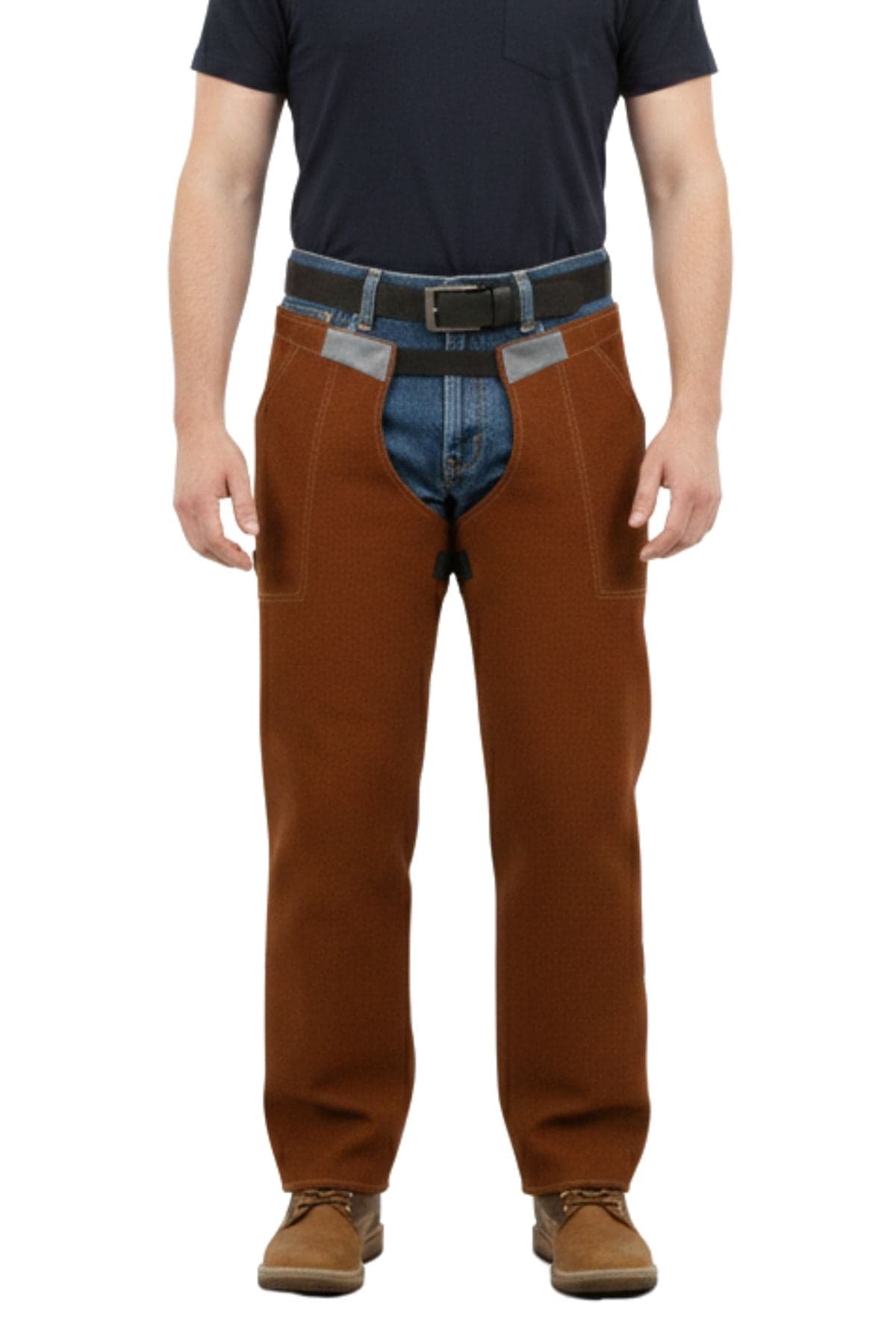Heavy Duty Leather Welding Chaps for Spark Safety