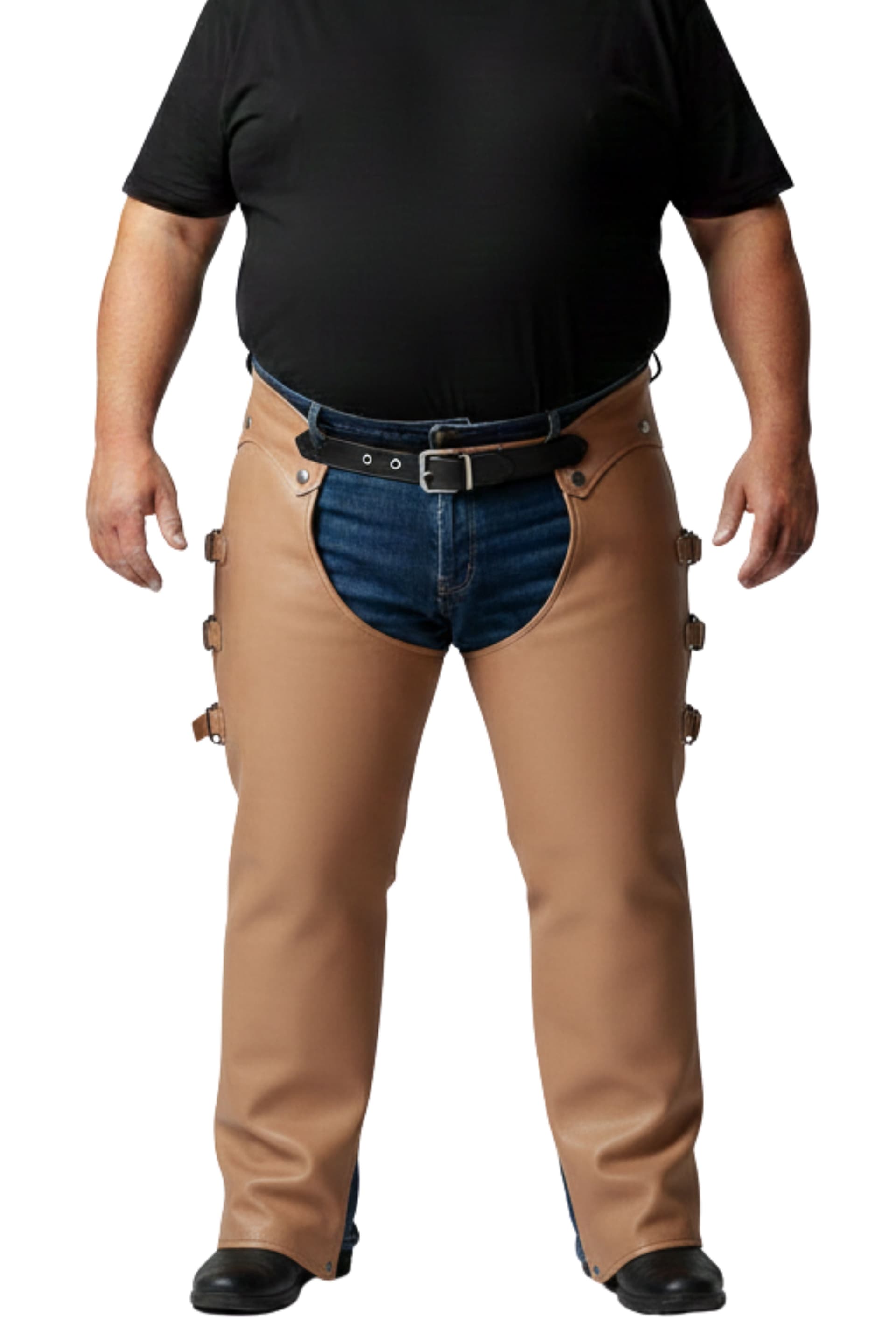 Plus Size Leather Riding Chaps for Daily Ride