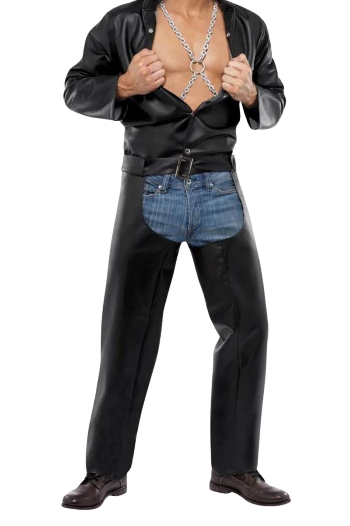 Royal King Leather Riding Motorcycle Chaps