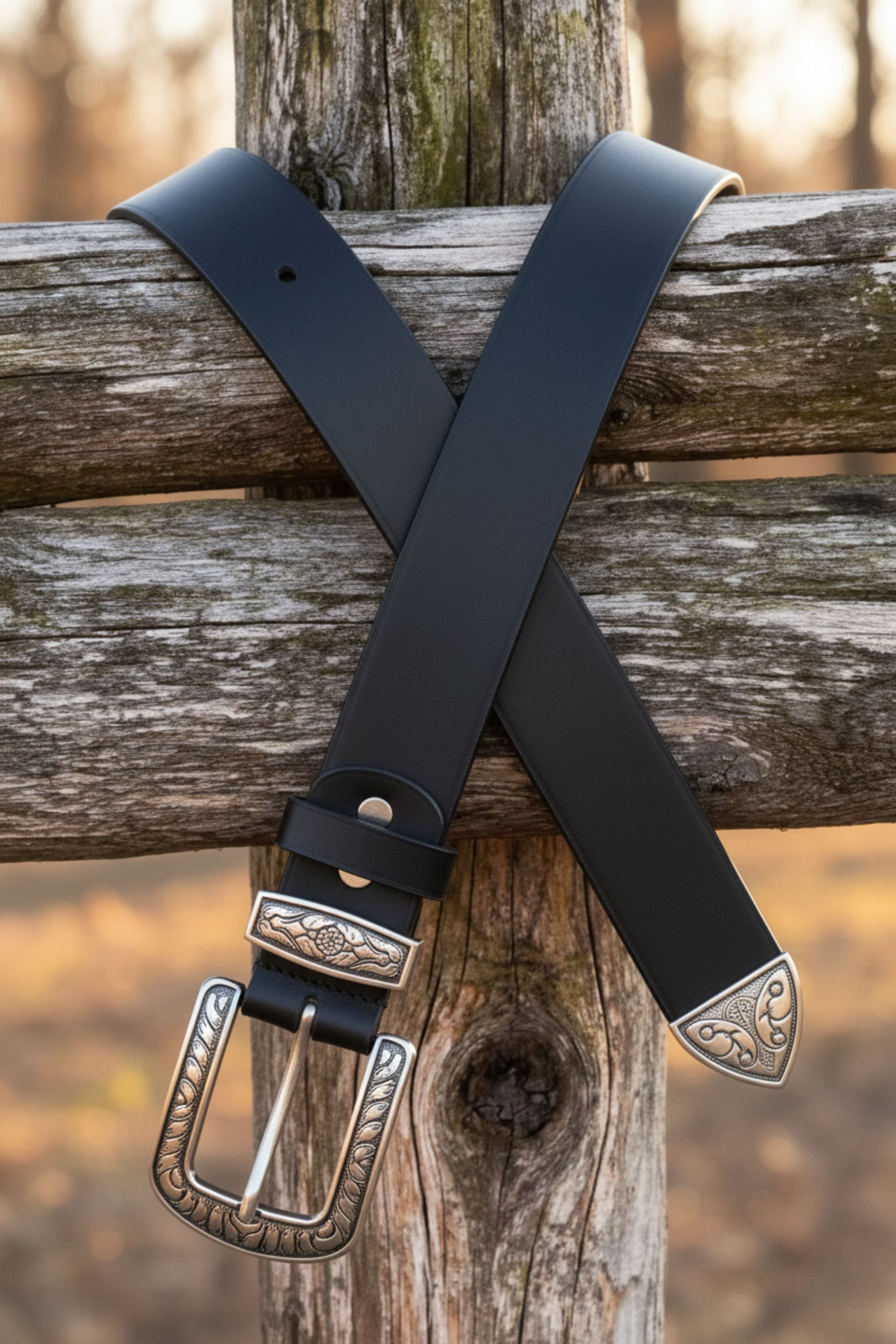 Smart Textured Leather Formal Belt