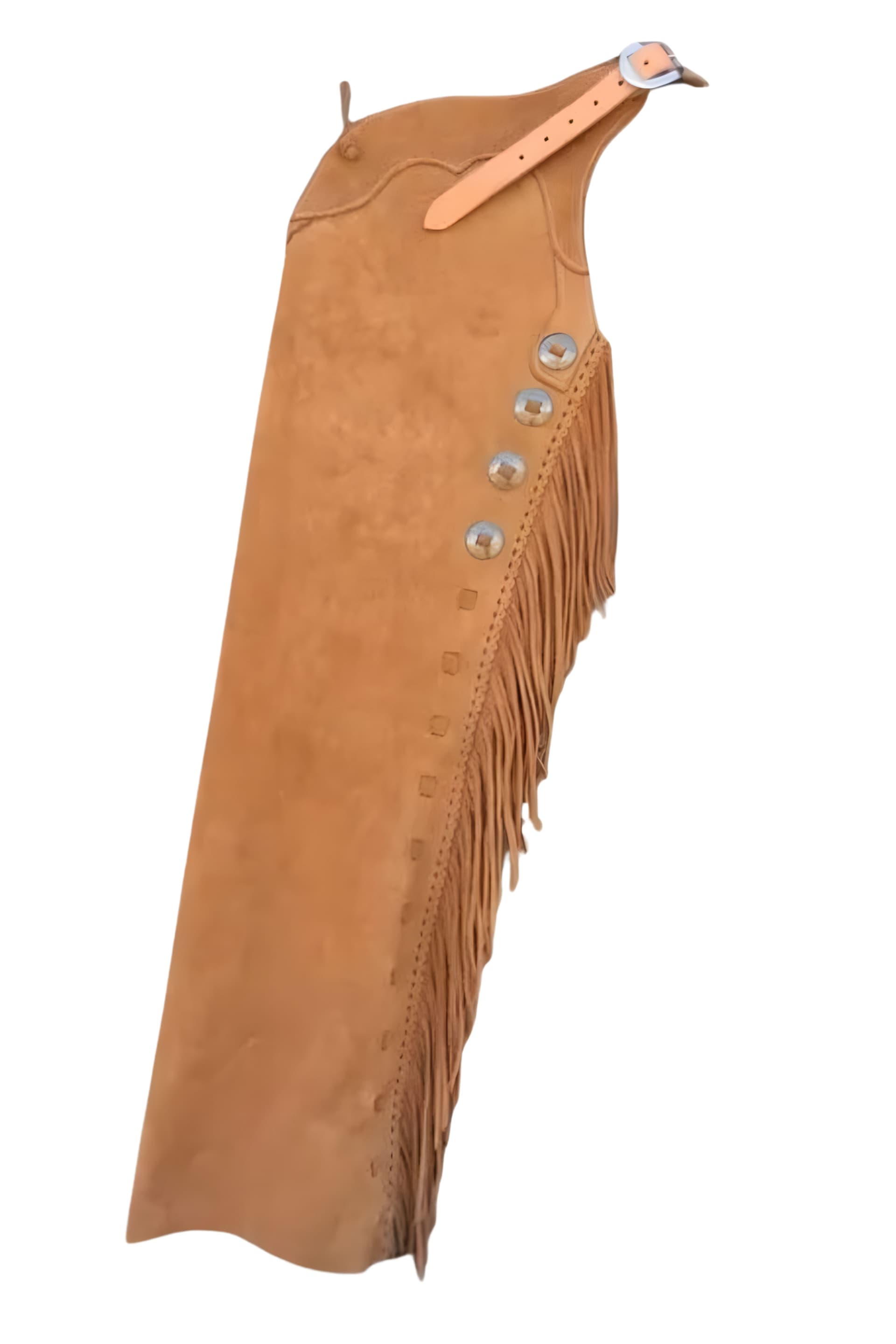 Suede Western Shotgun Fringe Chaps