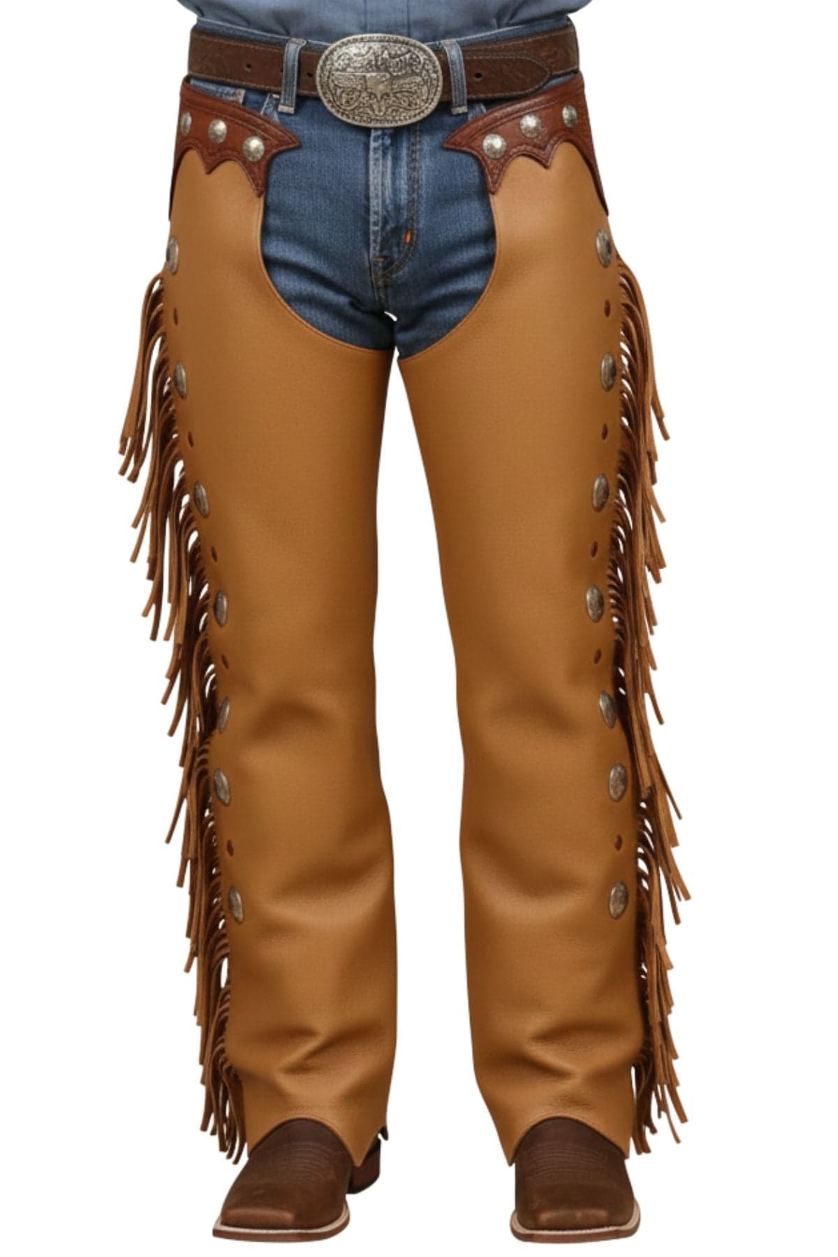 Sven Mocha Brown Mens Western Chaps