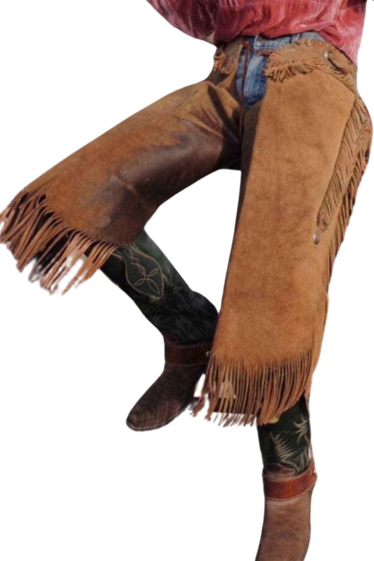 Tomachi Brown Western Cowgirl Chaps